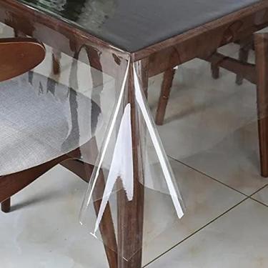 Imagem de Protetor Toalha De Mesa Plástico Transparente 200 x 140 cm