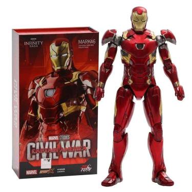 Imagem de Boneco Homem de Ferro Mark 46 Figure Iron Man  Infinity SAGA
