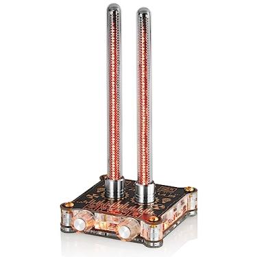 Imagem de Douk Audio Medidor De Nível De Som De Tubo Pixie Vu9, Captador De Microfone De Espectro De Áudio De Tubo Nixie Retrô Para Decoração De Mesa E Casa (Preto, 3,35 Polegadas)