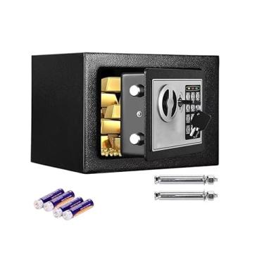 Imagem de Cofre Eletrônico Digital Teclado Com Senha e 2 Chave Extra Residencial e Comercial