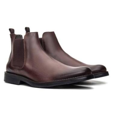 Imagem de Botina Casual Masculino Tamar Np Romana Mahogany Samello-Masculino