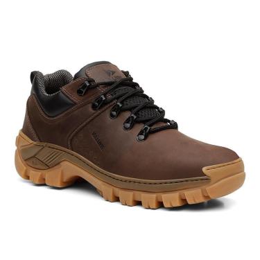Imagem de Tênis Em Couro Masculino Cano Curto Resistente Reforçado Com C.A-Masculino