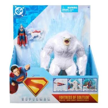 Imagem de Superman O Filme – Fortaleza da Solidão C/ 3 Bonecos Superman, Krypto E Yeti – Sunny