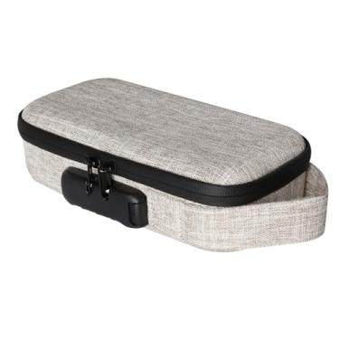 Imagem de OFFPUFF Estojo De Viagem Para Refrigerador Insulina Branco Cremoso Com Trava Combinação, Bolsa Portátil Medicamentos, Organizador Suprimentos Diabetes