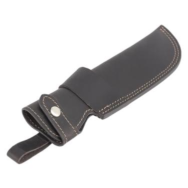 Imagem de NUMJAW Bainha Para Faca Em Couro Legítimo, Com Puxador Horizontal Lâminas De 4-5", Coldre Compacto Edc (Preto, 5")