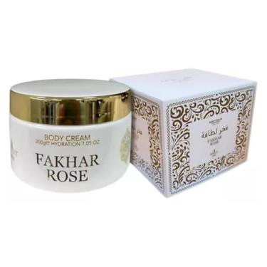 Imagem de Creme Hidratante Fakhar Rose Isabelle La Belle 200g.