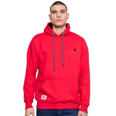 Imagem de Moletom Masculino Ecko Canguru New Fashion Basic Vermelho J744A-Masculino