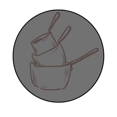 Imagem de Adesivo Decorativo para Cozinha, Redondo, 300mm, Modelos Variados (CZ-295, BOPP, 300 MM)