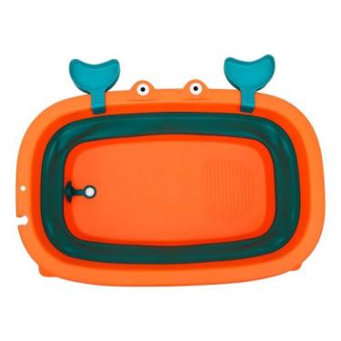 Imagem de Banheira Dobrável Para Bebê Fundo Do Mar Portátil E Compacta - Tibaby,