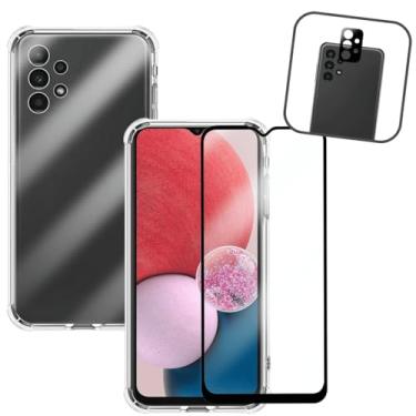Imagem de Kit Capinha Antishock + Película de Vidro 3D + Lente Câmera para Galaxy A13 4G