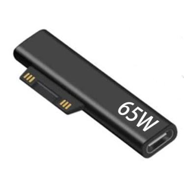 Imagem de Carregador de superfície de 65 W conectado ao adaptador USB-C feito para Surface Pro 9/8/7/6/5/4/3/X Surface Go 3/2/1 Surface Lap-top 5/4/3/2/1 Surface Book 3/2/1 Carregador Microsoft Surface