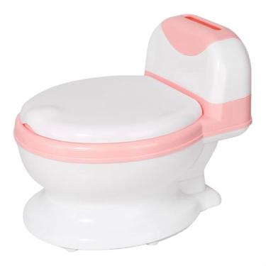Imagem de Penico Infantil OHANA BABY Troninho Privadinha Rosa - Desfralde Divertido, Assento Ergonômico, Resistente até 50kg (Rosa)