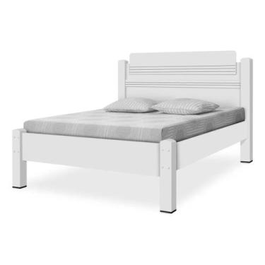 Imagem de Cama Tamanho Casal Padrão Moderno Para Colchão 138x188 Reforçada Cabec