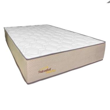 Imagem de Colchão Sono Terapia Casal Espuma D33 PoliConfort 30cm, Bege