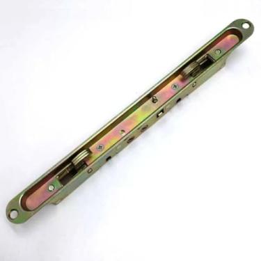 Imagem de Trava de encaixe de porta de vidro deslizante de ponto duplo de 32 cm com placa embutida de 9,5 mm - conserte e conserte ferragens de porta