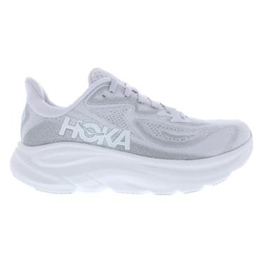 Imagem de HOKA Clifton 10 Tênis feminino, Cinza cósmico/poeira estelar, 40