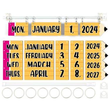 Imagem de Conjunto de quadros de avisos com calendário de lápis Naozinebi com 54