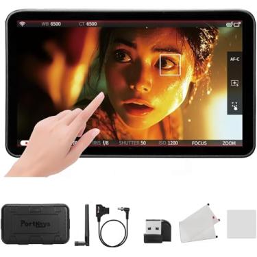 Imagem de PortKeys LS7P Monitor de campo para câmera DSLR, tela sensível ao toque de 7 polegadas, 1000 nits, entrada HDMI 4K, LUT 3D HD 1920x1080, IPS REC.709, calibração de cores, LUT duplo, monitor na câmera