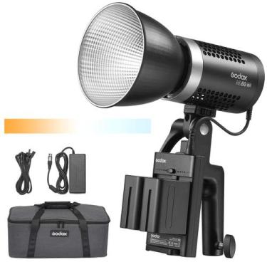 Imagem de Iluminador de Led Godox ML60 Bicolor 60W Luz Contínua Quente e Fria - 