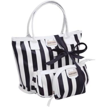 Imagem de Kit 3 Nécessaires Black & White, 6068, Marco Boni, Preto e Branco, 3 I