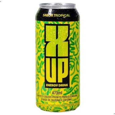 Imagem de Energético X-UP Sabor Tropical Lata 473ml Bebida com Taurína, Cafeína e Vitaminas