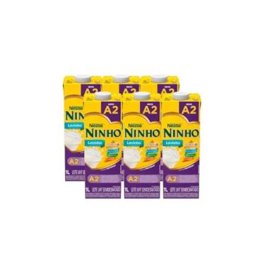Imagem de leite Levinho A2 Leite UHT Semidesnatado, Forti+, 1L, Pack com 6 Unidades