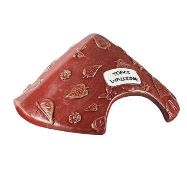 Imagem de Generic Casa de sapos e rãs, abrigo para répteis e abrigo para jardim, sombra de verão para áreas externas, Marrom Avermelhado