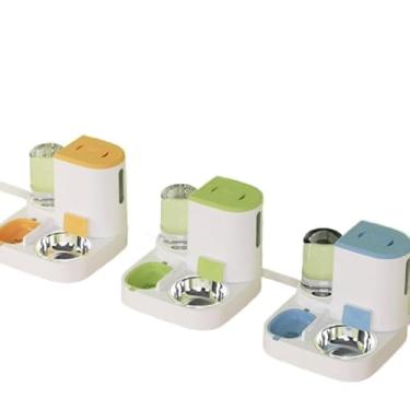 Imagem de Bebedouro com Comedouro Alimentador Automático Pet Cães Gato