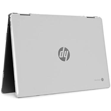 Imagem de mCover Capa compatível apenas com laptops HP Chromebook X360 14c-CA0000 Series 2020~2022 (Não serve para nenhum outro laptop HP Chromebook e Windows) - transparente