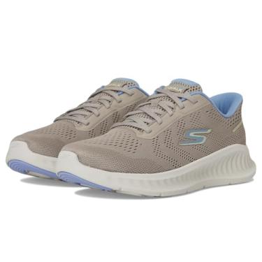 Imagem de Skechers Tênis feminino Go Walk Now, Acinzentado/azul, 6.5