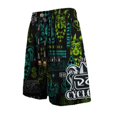 Imagem de Bermuda Cyclone Veludo Cash Joker, Preto, Verde, P
