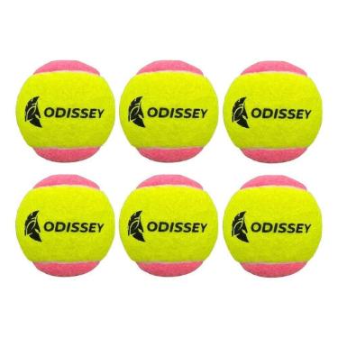 Imagem de Bola Beach Tennis Kit 6 Unidades Bolinhas Profissional Praia