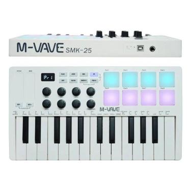 Imagem de 2X M-Vave Smk-25 25 Teclas Branco