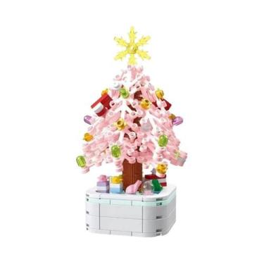 Imagem de Conjunto De Blocos De Montar Árvore De Natal 211 Peças Design De Plant