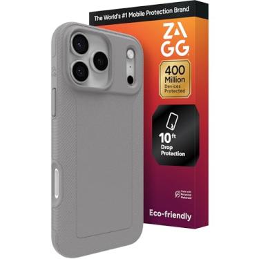 Imagem de ZAGG Capa de celular Luxe Snap para iPhone 17 Pro Max - cinza, grafeno durável para proteção contra quedas (3 m), design fino e leve, compatível com MagSafe