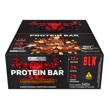 Imagem de Barra de Proteína Protein Bar 12 unidades - Blk Performance (Chocolate com Amendoim)
