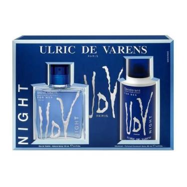 Imagem de Udv ulric de varens kit perfume masculino night edt 100ml 2 em 1