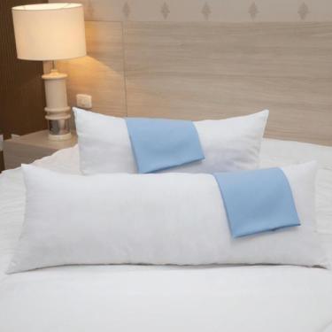 Imagem de Travesseiro Criança 45x65cm Mais Body Pillow Infantil 35x90cm Com 2 Ca