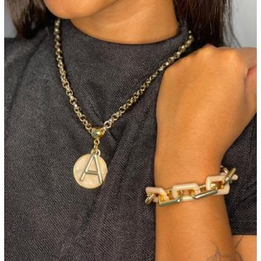 Imagem de Colar com inicial - Lili bijuterias 