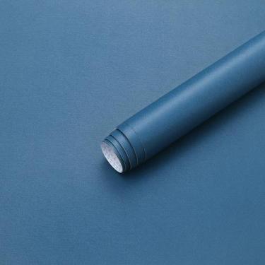 Imagem de Papel de parede Ismoon Blue Cobalt Peel Stick Vinil 45x1000 cm