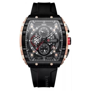 Imagem de Relógio Masculino Curren 8442 Preto/Luminoso Silicone