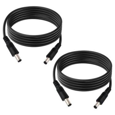 Imagem de Cabo IMIYORE DC 12V macho para macho 18 AWG 9,8 pés com conector 5521