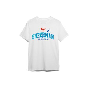 Imagem de Camiseta Esportiva Branca Manga Curta Superman Look Up