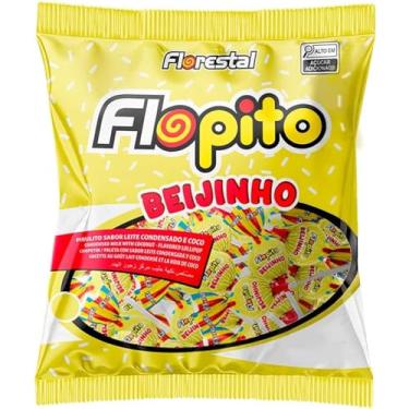Imagem de Pirulito Flopito Beijinho 500g - Florestal