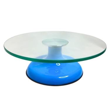 Imagem de Bailarina Profissional de Vidro Temperado 30cm com Rolamento 360° Antiderrapante Para Decorar Bolo Confeitaria