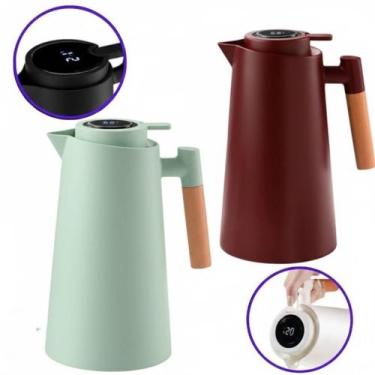 Imagem de Garrafa Térmica De 1 Litro Com Display Led De Temperatura - Universal,