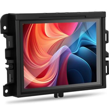Imagem de LA084X02(SL)(01) Tela LCD sensível ao toque de 8,4 polegadas para Jeep Grand Cherokee Wrangler - Montagem de tela de rádio OEM com moldura
