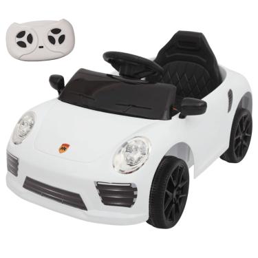 Imagem de Carro Elétrico Infantil Zippy Toys Compact Porsche Branco 6V