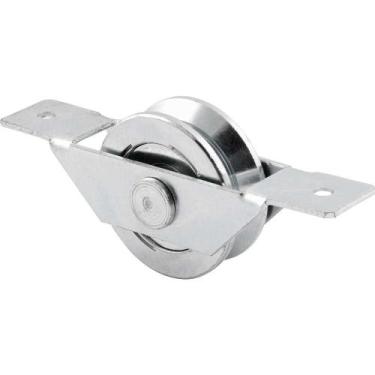 Imagem de Roldana Portão 2 V Aço Zincado Caixa Aberta Rebite Vonder