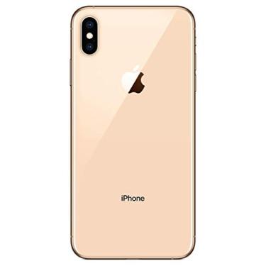 Imagem de ABUSVEX Substituição de vidro traseiro original compatível com iPhone Xs-Max de 6,5 polegadas, todas as operadoras com adesivo pré-instalado e ferramenta Xs-Max de reparo (ouro)